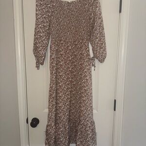 Pinkblush Floral Long Sleeve Dress